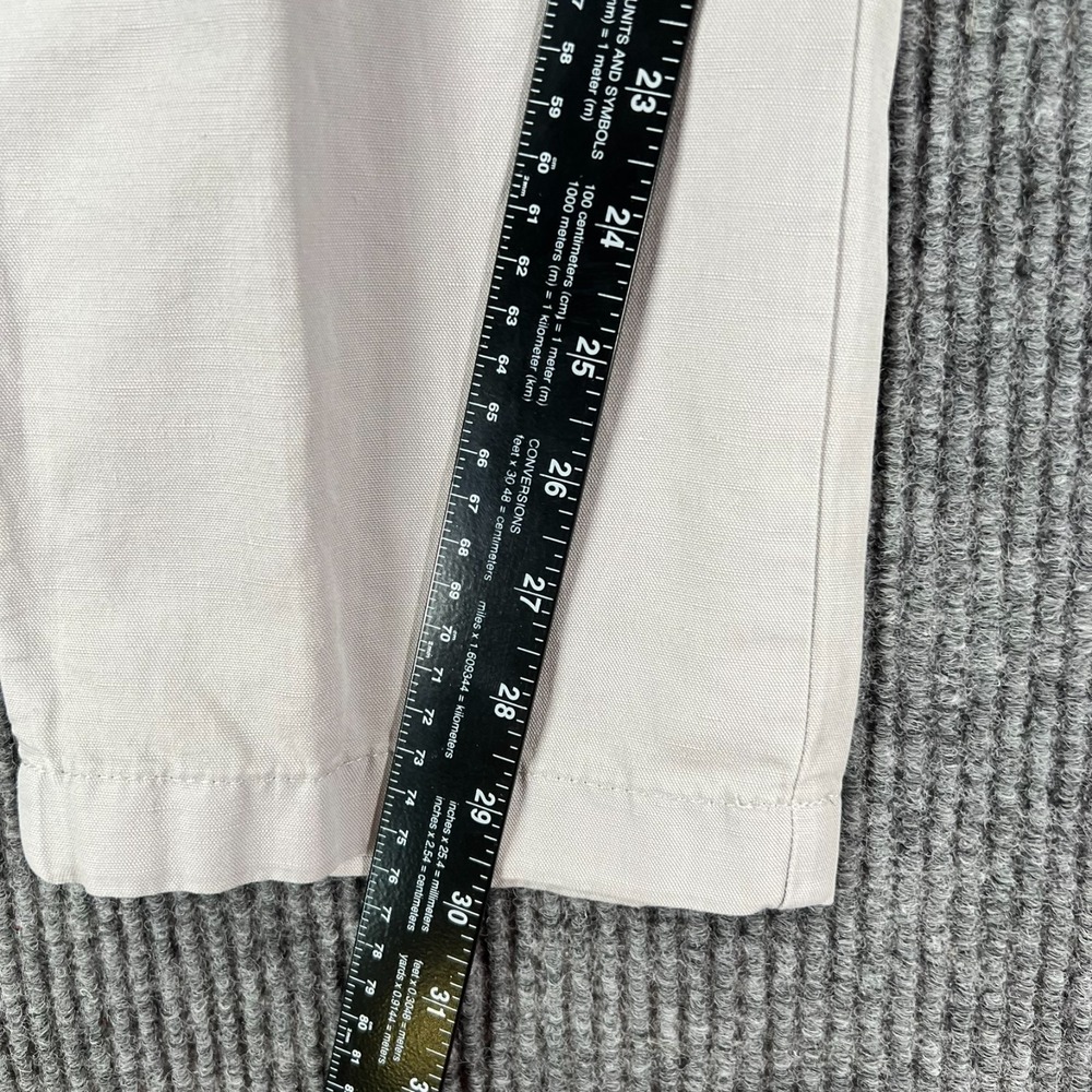 Cremieux Soho Linen Pants Mens 36x30 Gray Chino Key West Casual Comfort New - Picture 7 of 13